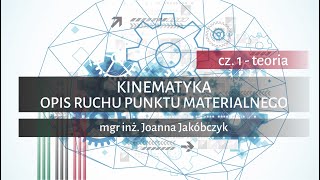 KINEMATYKA cz 1  Opis ruchu punktu materialnego TEORIA [upl. by Zoubek]