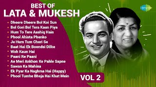 Lata Mangeshkar And Mukesh Songs  Ek Pyar Ka Naghma Hai  Paani Re Paani  NonStop Playlist [upl. by Norej]