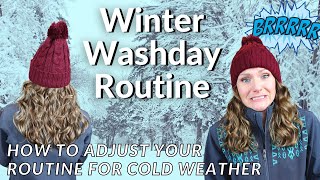 Winter Wavy Washday Routine 2A 2B 2C Hair [upl. by Hecker]