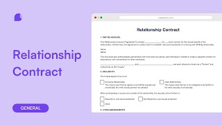 Relationship Contract [upl. by Emerej]