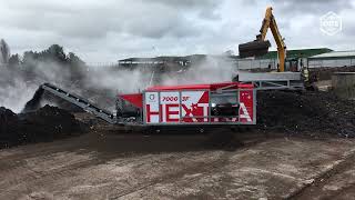 HEXTRA 7000 Ecostar Screen in Action With Compost [upl. by Ripley]