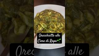 Orecchiette alle Cime di Rapa🌱 orecchiette orecchietteallecimedirapa vegan veganfood [upl. by Ahern]