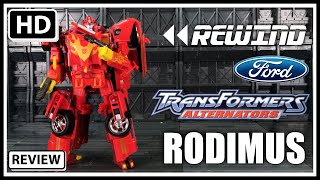 REWIND REVIEW Transformers SDCC 2007 Alternators FORD GT RODIMUS [upl. by Suravat]