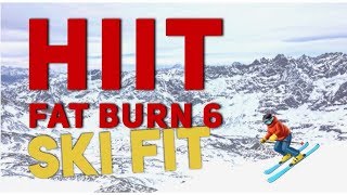 SKI Fitness and Conditioning HIIT FAT BURN Home Workout  Release 6 [upl. by Elvina]