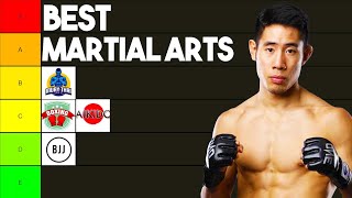 Best Martial Arts Ranked By PRO MMA Fighter [upl. by Nerrat264]