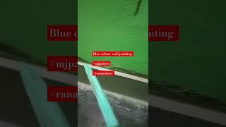 Top blue pant wall painting paintermjpainter ytshorts youtubeshorts viralshorts [upl. by Gnort425]