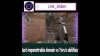 Isos Domain vs Yorus sneakiness valorantclip valorant valorantclips gameplay guns [upl. by Toor]