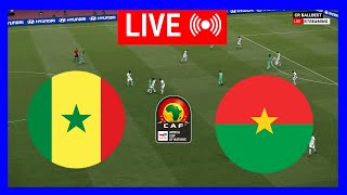 🔴En Direct  Sénégal vs Burkina Faso  Qualifications pour la Coupe dAfrique des Nations [upl. by Jarret]