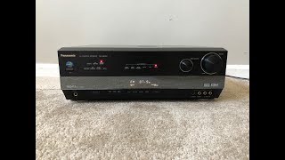 Panasonic SAHE200 61 Home Theater Surround Receiver [upl. by Lenad231]