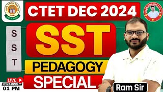 CTET DEC 2024  CTET SST PEDAGOGY  PRACTICE SET  18  CTET HISTORY CLASS BY RAM SIR [upl. by Sairacaz]