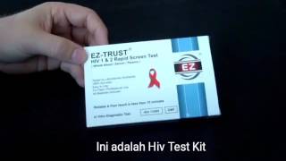 Hiv Test Kit Dr Mawi  Order 60194005000 [upl. by Immas8]