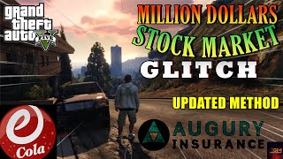 GTA 5 Stock Market Guide  Ecola amp Augury Insurance Stock Market  Unlimited Money Glitch [upl. by Einahpats]