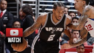 Kawhi Leonard Full Highlights at Clippers 20141110  26 Pts 10 Reb Clutch Defense [upl. by Bartlet]