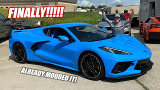 We FINALLY Got Our MidEngine C8 Corvette 1000hp Axles Lowering it and MORE [upl. by Brose]