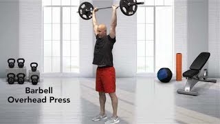 How to do a Barbell Overhead Press [upl. by Tobie723]