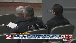 Officers And Educators Take Gangs 101 Course [upl. by Baudelaire]