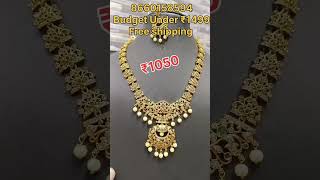 Budget under ₹1499 free shipping premium set jewellery Take screenshot and WhatsApp to 8660158594 [upl. by Asiluy]