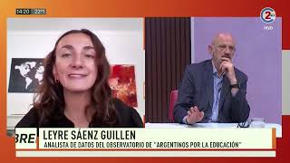 SOBREMESA 011124│Leyre Sáenz Guillén analistas de datos Argentinos x la Educación [upl. by Rabush528]