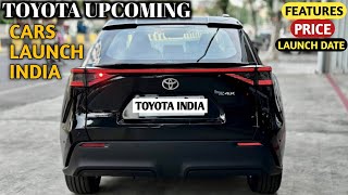 10 Upcoming Toyota Cars In India 🇮🇳  Launch Date  Hybrid Option  Upcoming Cars 2024 [upl. by Bertilla582]