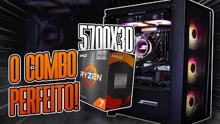 O Melhor PC Gamer para o Ryzen 7 5700X3D 🚀💻 [upl. by Siraved]