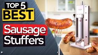 TOP 5 Best Sausage stuffers we love and recommend [upl. by Ellenhoj]