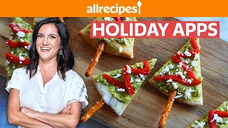 5 Easy Holiday Appetizers Under 10  BudgetFriendly Cocktail Party Food  Allrecipescom [upl. by Oelak]