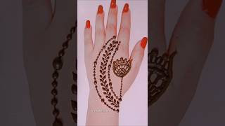 Best style back side mehndi design viralvideo trending mehandi shortsmehndidesignhennamehndi [upl. by Sokcin272]