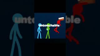 Green Stickman Minecraft untouchable Edit shorts stickman minecraft [upl. by Sanoj]