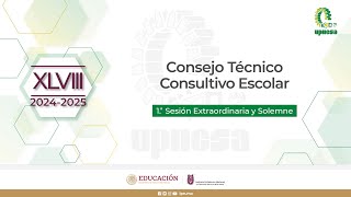 1a Sesión Extraordinaria y Solemne del XLVIII Consejo Técnico Consultivo Escolar2da parte [upl. by Derick345]