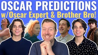 Early Acting Oscar Predictions with Oscar Expert amp Brother Bro [upl. by Eelrebmyk]