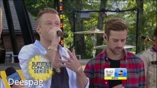 Macklemore Ryan Lewis White Walls GMA Good Morning America HD [upl. by Cirtemed694]