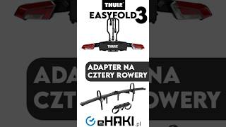 Nowa dokłada na  1 rower  Bagażnik rowerowy na hak–4 rowery Thule EasyFold 3 ebike test thule [upl. by Aikemit]