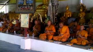 Buddhist Monks Chant Visakha Bucha Day [upl. by Berny91]