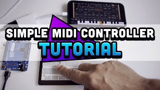 How to make a simple MIDI Controller with Arduino that works on iOS [upl. by Mloc]