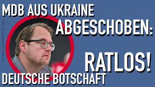 Kritik unerwünscht Deutscher Abgeordneter über Ausweisung aus Ukraine [upl. by Ivatts]