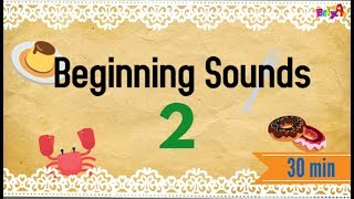 Beginning Sounds 2 30 mins  BabyA Nursery channel [upl. by Lindsay353]