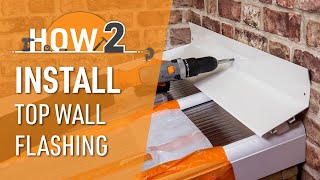 How to install Top Wall Flashing  Polycarbonate Roof Snapa [upl. by Atsirak]