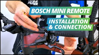 Bosch Mini Remote retrofit and battery change  Tutorial  EBIKE24 [upl. by Phaedra]