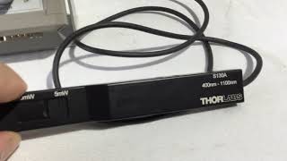 Thorlabs PM 30 Optical Meter A 63445 [upl. by Obadiah]