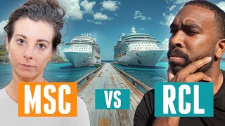 We Tried Two Cruise Ships At The Same Time  Royal Caribbean vs MSC [upl. by Sessler718]