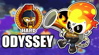 ODYSSEY Guide  OCTOBER 24  Hard Mode ✅ BTD6 [upl. by Nirtak]