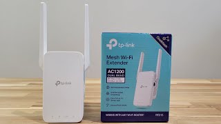 Mesh WiFi Extender  TPLink AC1200 RE315 Unboxing Setup amp Review [upl. by Ursulette]