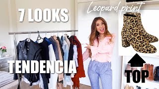 7 LOOKS TENDENCIA LEOPARD PRINT BOTINES [upl. by Ecyoj]