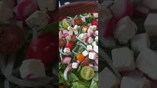 VEGETABLES SALADARABIC RECIPEyoutubeshorts [upl. by Tarttan962]