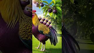 quotThe Passionfruit Garden Adventure A Colorful Hen and Her PassionfruitFaced Chicks cute hen [upl. by Regdor755]