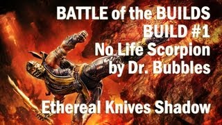 Path of Exile Shadow Ethereal Knives Low Life Build  Battle of the Builds 1 [upl. by Leeban807]