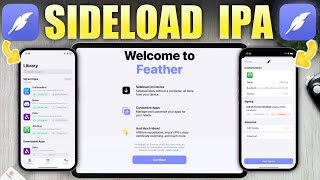 Feather iOS Install IPA Files No PC No Jailbreak New App [upl. by Blythe]