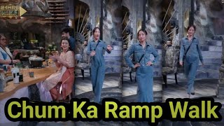 bigg boss 18 Live  Ghar Me Hua Fashion Show Chum Darang Ke Ramp Walk Par Gharwale Hue Fida [upl. by Afinom]