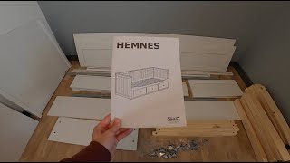 IKEA lit banquette 2 places HEMNES [upl. by Gnen]