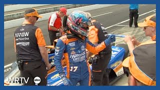 Larson qualifies 5th for Indy 500 [upl. by Mattheus]